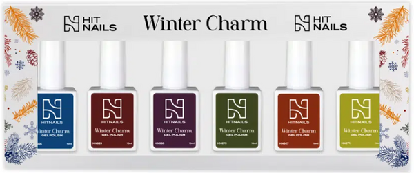 Gel Polish Winter Charm II - 6 cores