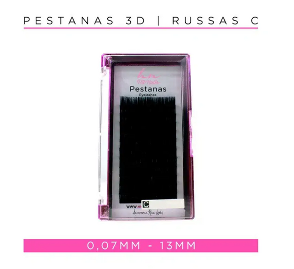 Pestanas 3D/Russas C 0,07mm 13mm