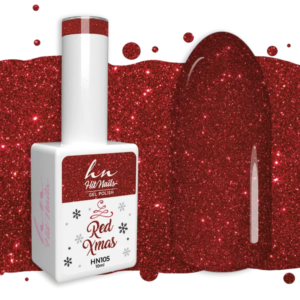 Gel Polish Rojo Navidad 10ml - HN105