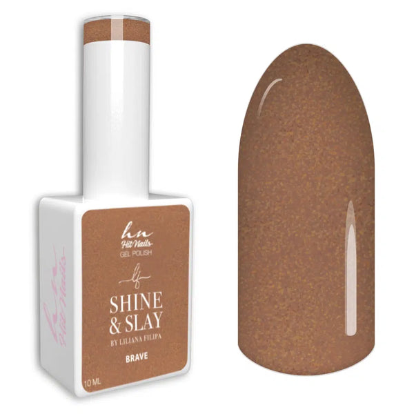 Esmalte en gel Shine & Slay de Liliana Filipa 10ml - Brave HN363