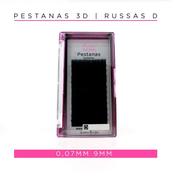 Pestanas 3D/Russas D 0,07mm 09mm